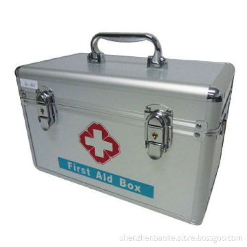 Aluminum first-aid kit for home